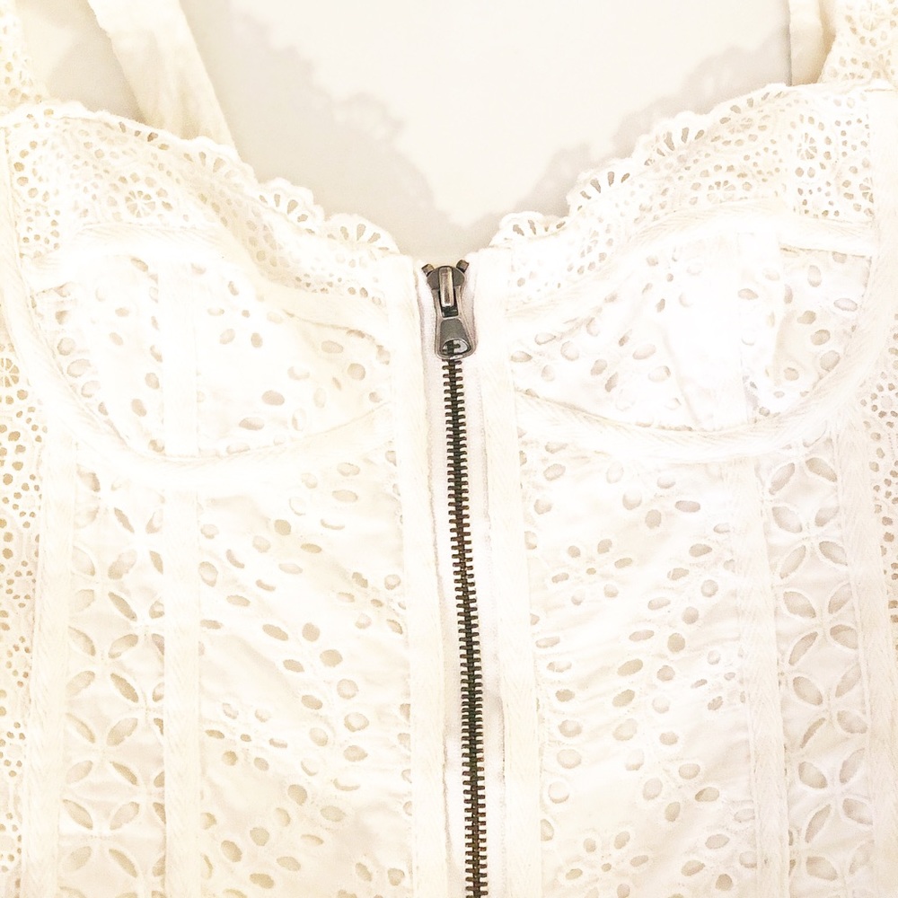 Nanette Lepore Bustier Corset in White
